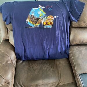 Robert Graham Navy T-Shirt with Vibrant Graphic